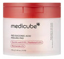 Medicube Esfoliante Facial Red Succinic Peeling Pad - 155g (70 pads)